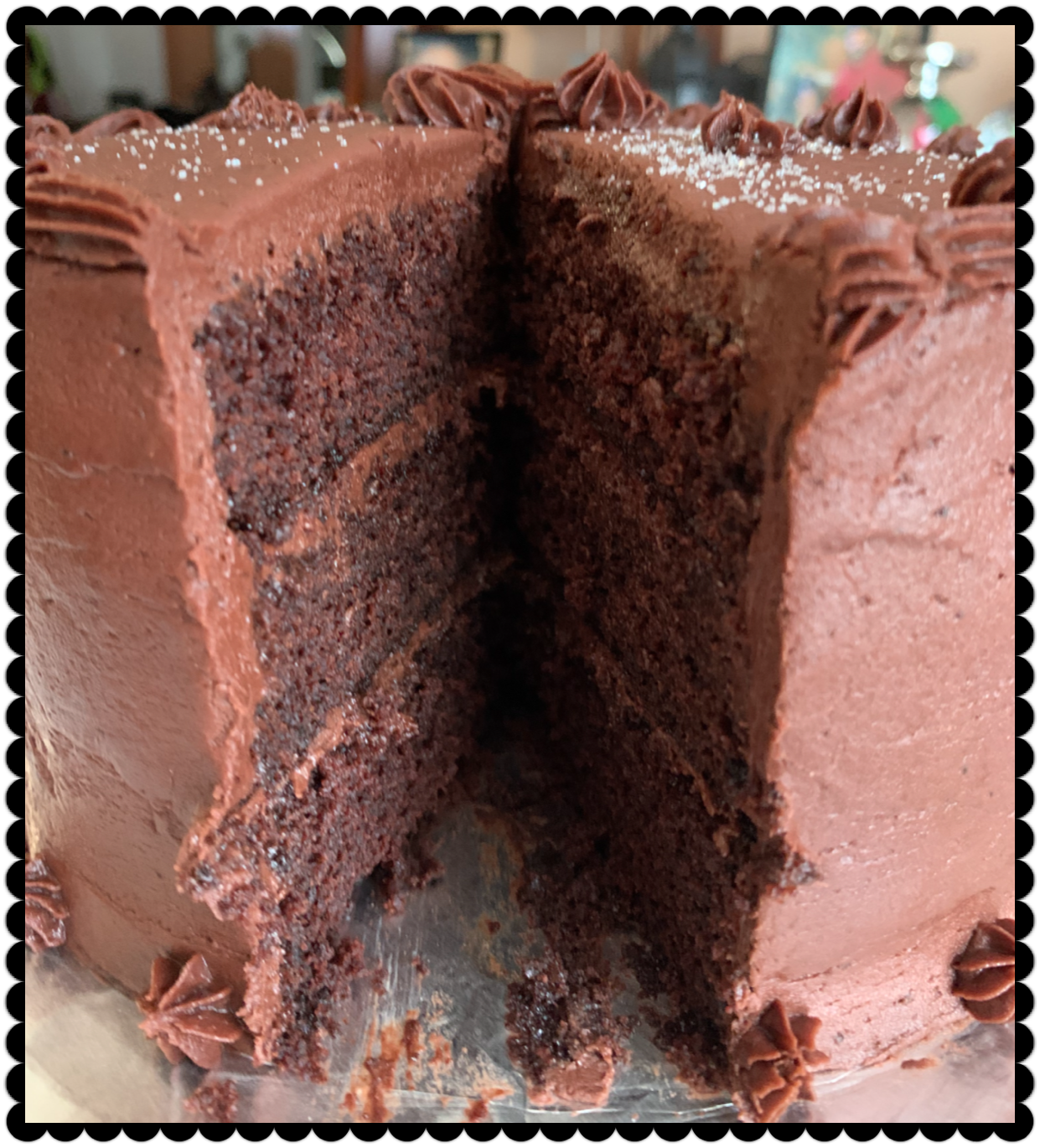 Three-Layer Chocolate Cake