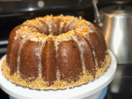 Carrot Pound with Cream Filling