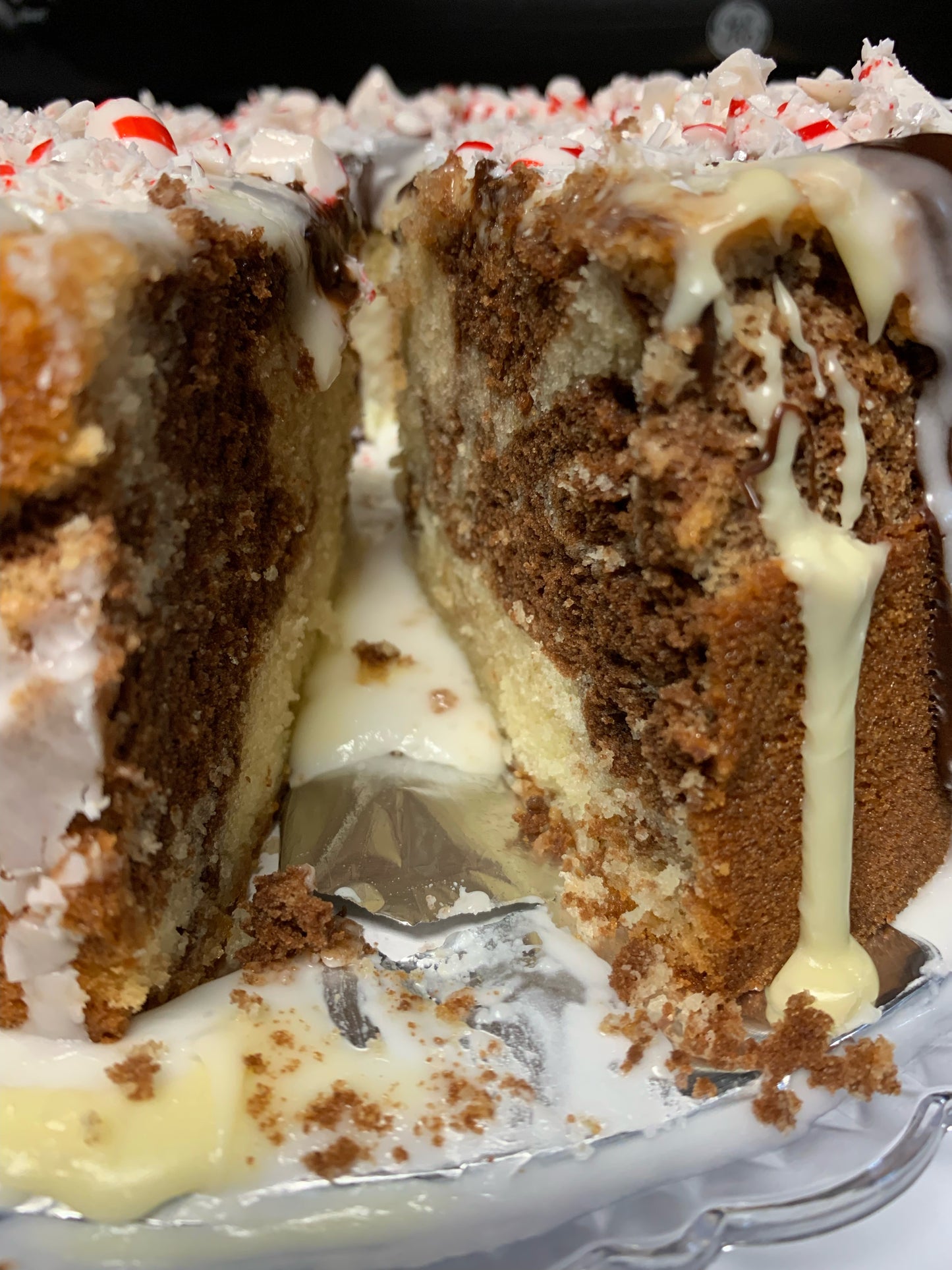 Chocolate Peppermint Pound Cake